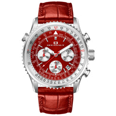 Oceanaut Men's Flight Red Dial Watch - OC0129